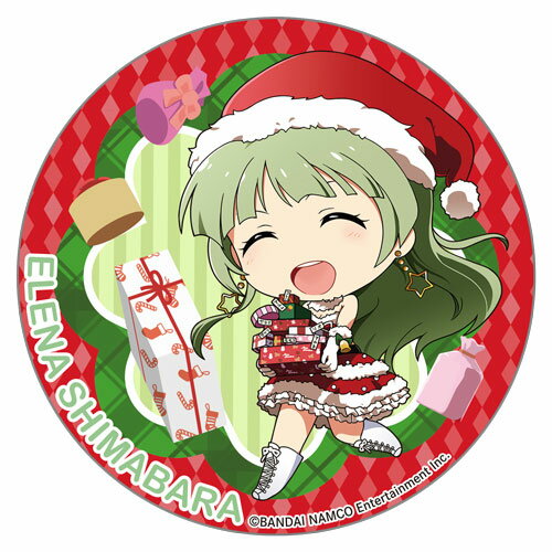 アイドルマスター ミリオンライブ！ テーマ缶バッジ クリスマス 島原エレナ[あみあみ]《12月予約》