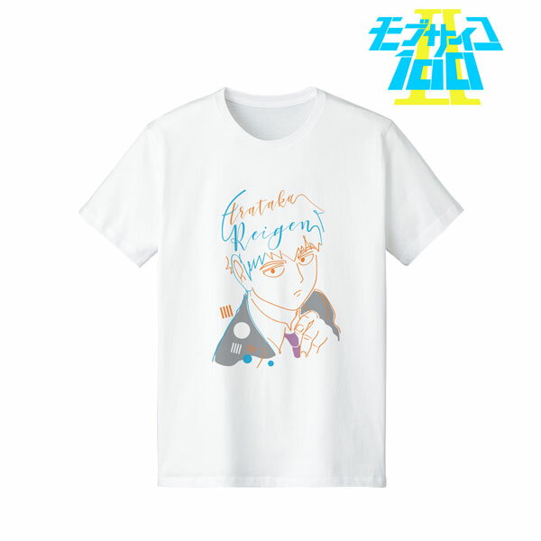 モブサイコ100 II 霊幻新隆 lette-graph Tシャツ レディース L[アルマビアンカ]《在庫切れ》