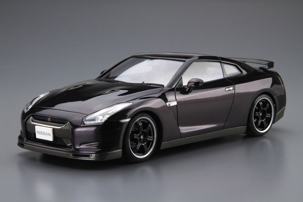 ザ・モデルカー No.35 1/24 ニッサン R35 GT-R Spec-V ’09 プラモデル（再販）[アオシマ]《発売済・在庫品》