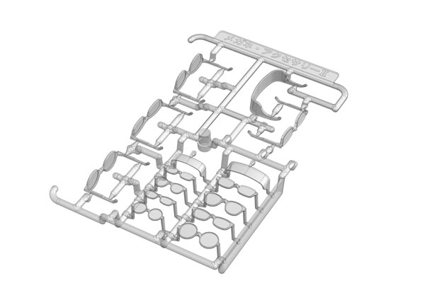 MODELING SUPPLY メガネ・アクセサリーII 1(クリア) プラモデル（再販）[プラム]《06月予約》