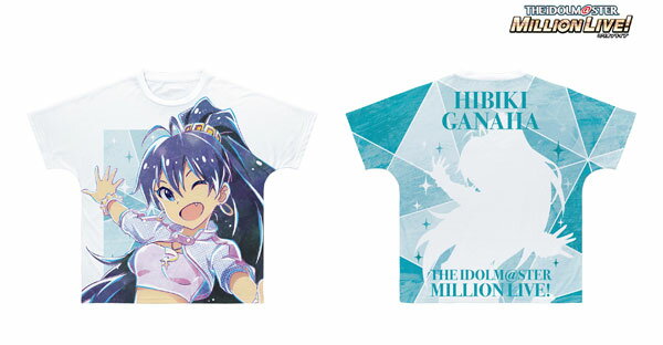 アイドルマスター ミリオンライブ！ 我那覇響 Ani-Art フルグラフィックTシャツ ユニセックス S[アルマビアンカ]《在庫切れ》