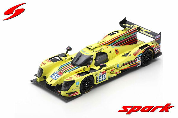 1/43 Ligier JS P217 - Gibson No.49 ARC Bratislava 24H Le Mans 2019 M. Konopka - H. Enqvist - K. Tereschenko[スパーク]《在庫切れ》