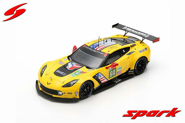 1/43 Chevrolet Corvette C7.R No.64 Corvette Racing 24H Le Mans 2019 O. Gavin - T. Milner - M. Fassler[スパーク]《在庫切れ》