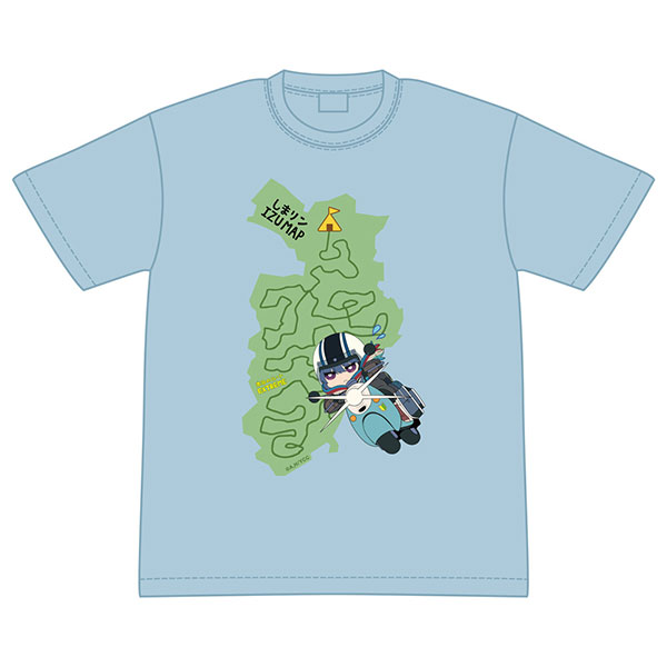 ゆるキャン△ SEASON2 しまリンIZU MAP Tシャツ L[グルーヴガレージ]《在庫切れ》