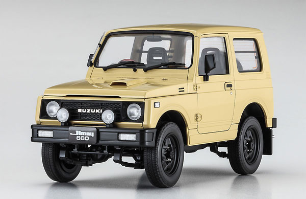1/24 スズキ ジムニー(JA11-1型)w/ウッドステアリング プラモデル[ハセガワ]《在庫切れ》のサムネイル