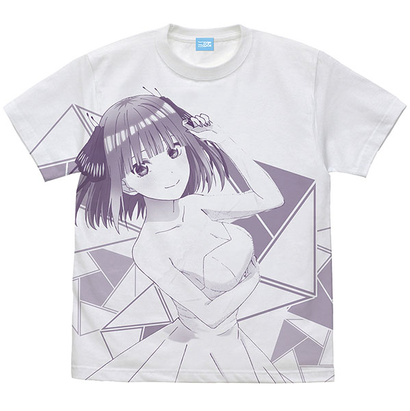 映画「五等分の花嫁」 中野二乃 オールプリントTシャツ ウェディングドレスVer./WHITE-S（再販）[コス..