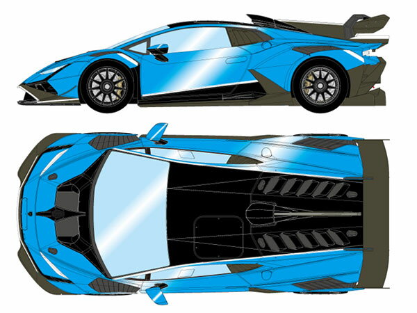1/43 ランボルギーニ ウラカン スーパートロフェオ EVO2 2021 ブルーアイギル (メタリックブルー)[メイクアップ]《在庫切れ》