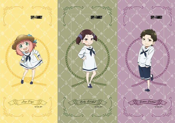 SPY×FAMILY クリアしおり3枚セット アーニャ・ダミアン・ベッキー[ムービック]《在庫切れ》のサムネイル