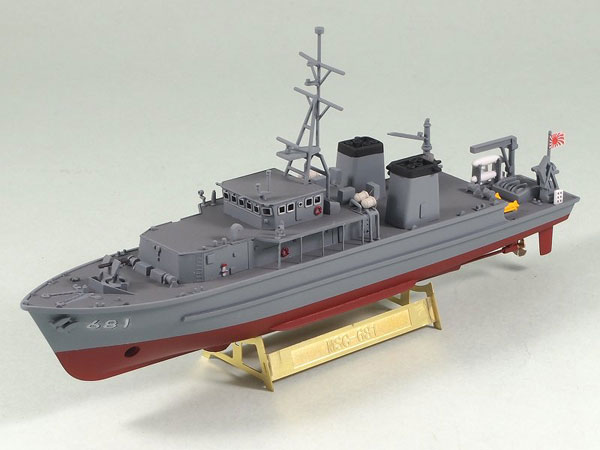 1/350 海上自衛隊 掃海艇 MSC-681 すがしま プラモデル（再販）[ピットロード]《在庫切れ》のサムネイル