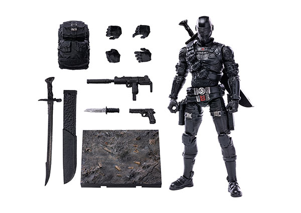 G.I.Joe 1/18 アクションフィギュア スネークアイズ[ハイヤトイズ]《発売済・在庫品》