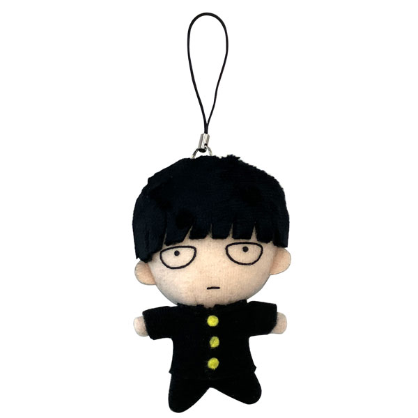 モブサイコ100 III ぬいぐるみストラップ A：影山茂夫（再販）[ムービック]《発売済・在庫品》のサムネイル