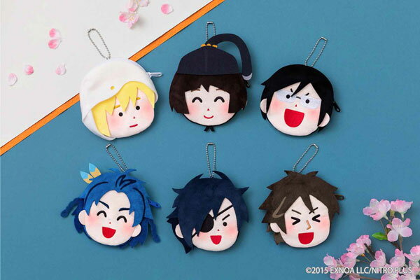 刀剣乱舞 わくわく本丸スタンプ きゃらポシリーズ おかおポーチ vol.2　6個入りBOX[グレイ・パーカー・サービス]《在庫切れ》のサムネイル