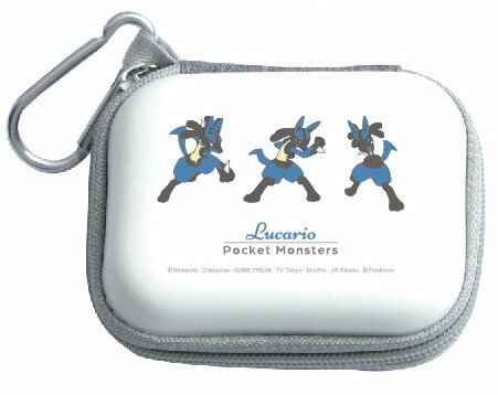 ポケットモンスター ガジェットポーチ SS ルカリオ[グルマンディーズ]《在庫切れ》のサムネイル