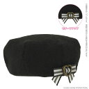 ピコニーモ用 1/12 ピコPハートリボンベレー帽 ブラック (ドール用)[アゾン]《発売済・在庫品》