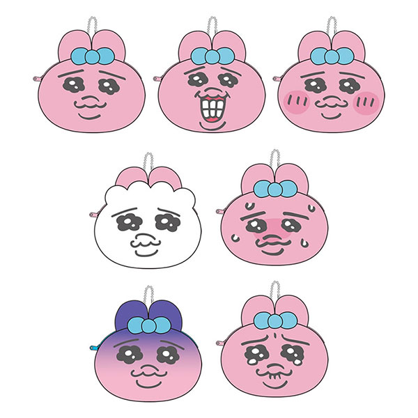 おぱんちゅうさぎ トレーディングおかおポーチ 7個入りBOX[グレイ・パーカー・サービス]《在庫切れ》のサムネイル