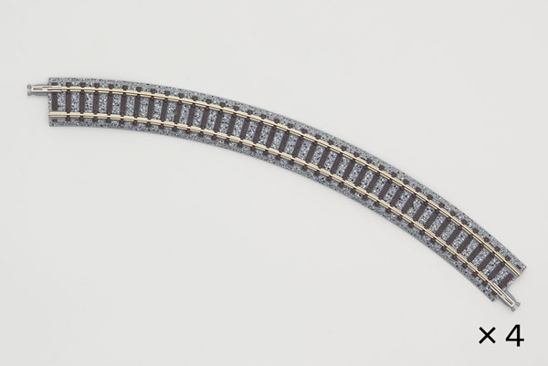 1855 カーブレールC243-45(F)(4本セット)[TOMIX]《発売済・在庫品》