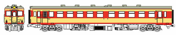 TW-55AM-1 キハ55バス窓(後期急行色)、動力付[トラムウェイ]【送料無料】《発売済・在庫品》のサムネイル