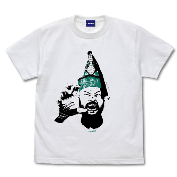 新日本プロレスリング グレート-O-カーン ビッグフェイス Tシャツ/WHITE-S（再販）[コスパ]《02月予約》