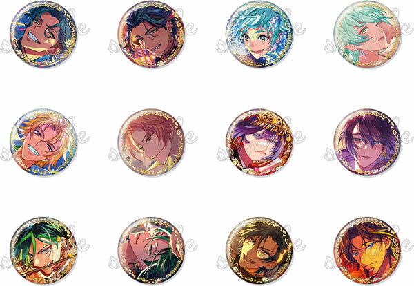 夢職人と忘れじの黒い妖精 トレーディング箔押し缶バッジ Vol.2　12個入りBOX[amie]《発売済・在庫品》