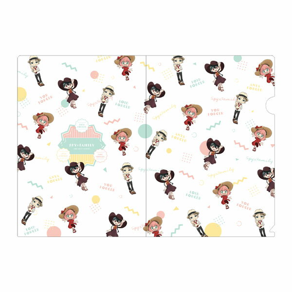 SPY×FAMILY クリアファイル[ちびるめフォージャー家][CloverWorks]《発売済・在庫品》のサムネイル