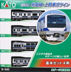 10-1843 E531系 常磐線・上野東京ライン 基本セット(4両)[KATO]【送料無料】《発売済・在庫品》