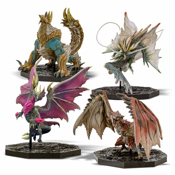 CAPCOM FIGURE BUILDER CUBE MONSTER HUNTER 4体セットボックス(リオレウス/ジンオウガ/メル ゼナ/アマツマガツチ) カプコン 《発売済 在庫品》