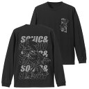 ソニック・ザ・ヘッジホッグ SONIC＆SHADOW 袖ロングスリーブTシャツ/BLACK-XL（再販）[コスパ]《05月予約》