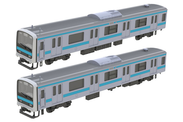 Plakit-Extra JR東日本209系直流電車タイプ(京浜東北色)クハ209 クハ208キット 1/80 プラモデル プラム 《発売済 在庫品》