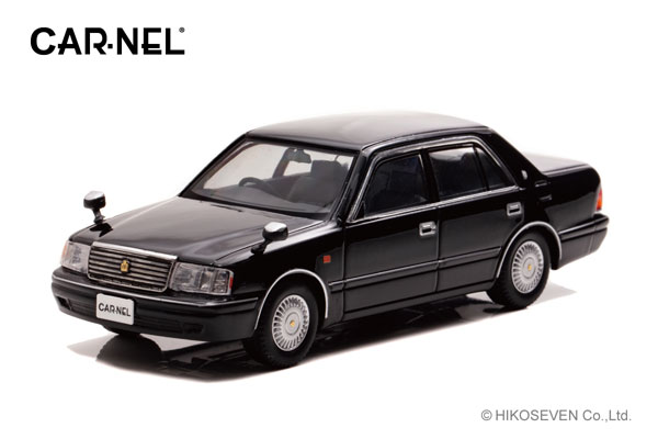 1/43 トヨタ クラウン ロイヤルサルーン G (JZS155) 1999 Black[CAR・NEL]《在庫切れ》