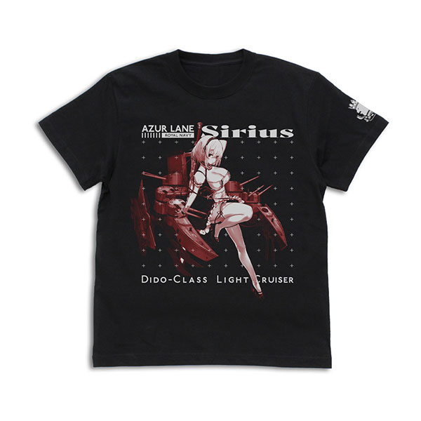 アズールレーン シリアス Tシャツ/BLACK-S GEE！ 《発売済 在庫品》