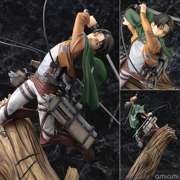 ARTFX J 進撃の巨人 リヴァイ リニューアルパッケージver. 1/8 完成品フィギュア（再販）[コトブキヤ]《04月予約》のサムネイル