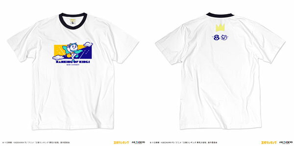 楽天あみあみ 楽天市場店TVアニメ「王様ランキング」シーンイラストTシャツ6 ホワイト S[AIR TWOKYO]《発売済・在庫品》