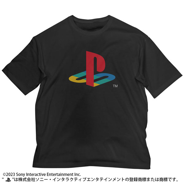 プレイステーション ビッグシルエットTシャツ for 初代 PlayStation/BLACK-XL（再販）[コスパ]《09月予約》