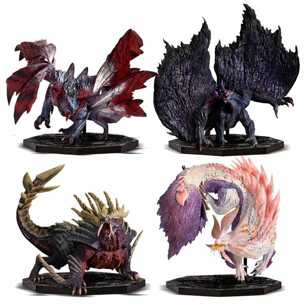 CAPCOM FIGURE BUILDER CUBE MONSTER HUNTER 4体セットボックス(ゴア マガラ/奇しき赫耀のバルファルク/マガイマガド/タマミツネ)《06月予約》