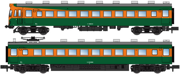 A3986 80系 湘南色 岡山運転所 4両セット マイクロエース 【送料無料】《05月予約》