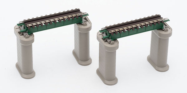 3274 上路式ガーダー橋S70(F)(深緑)(2本セット)(PC橋脚・4本付)[TOMIX]《発売済・在庫品》