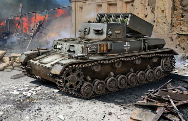 1/35 WWII ドイツ軍 IV号戦車 ロケット発射機搭載自走砲 ラケーテンベルファー マジックトラック/エッチングパーツ付[ドラゴンモデル]《発売済・在庫品》