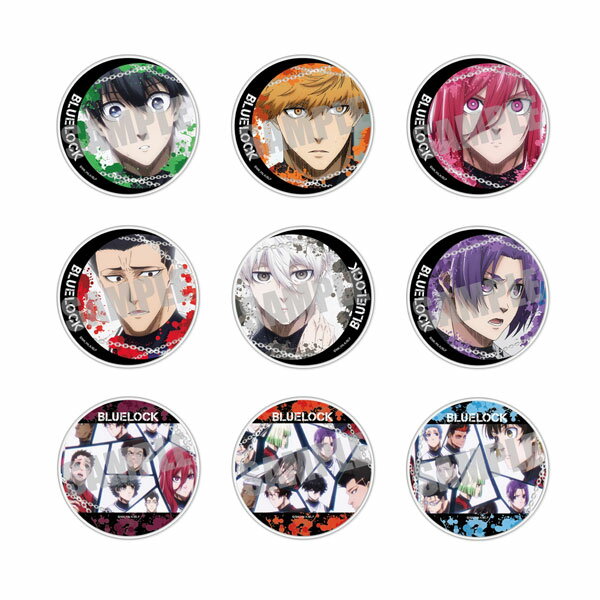 ブルーロック トレーディングアクリルコースター A ver. 9個入りセット[キャビネット]《発売済・在庫品》
