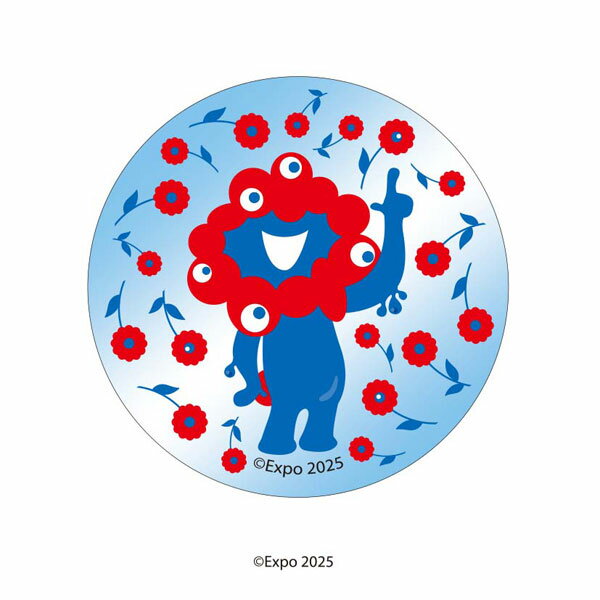 大阪・関西万博公式キャラクター ミャクミャク クリアダイカットステッカーミニ(5)[エンスカイ]《在庫切れ》のサムネイル