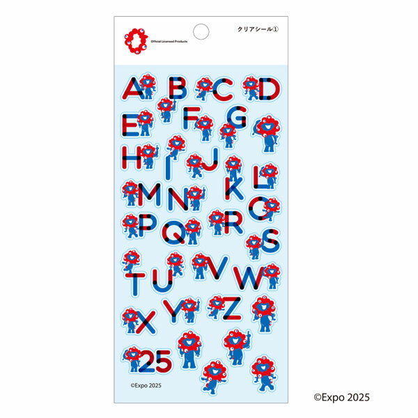 大阪・関西万博公式キャラクター ミャクミャク クリアシール(1)[エンスカイ]《在庫切れ》のサムネイル