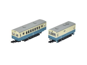 ノスタルジック鉄道 富井電鉄 峠(たお)線 気動車+荷物気動車(キハ202+キニ903・新塗装)2両セット[トミーテック]《06月予約》