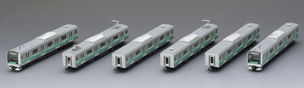 TOMIX-HO E231系 常磐線 7両(USED)室内灯無し TOMIX-HO E231系 常磐線 7両(USED)室内灯無し