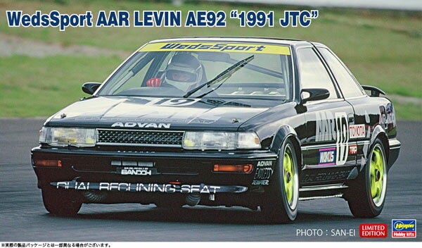 1/24 ウェッズスポーツ AAR レビン AE92 “1991 JTC” プラモデル[ハセガワ]《06月予約》