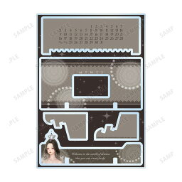 きらめきパラダイス 卓上アクリル万年カレンダー[アルマビアンカ]《07月予約》
