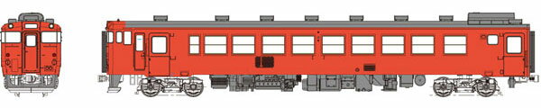 TW-K48-500DT 国鉄キハ48-500代首都圏色、動力なし[トラムウェイ]《発売済・在庫品》
