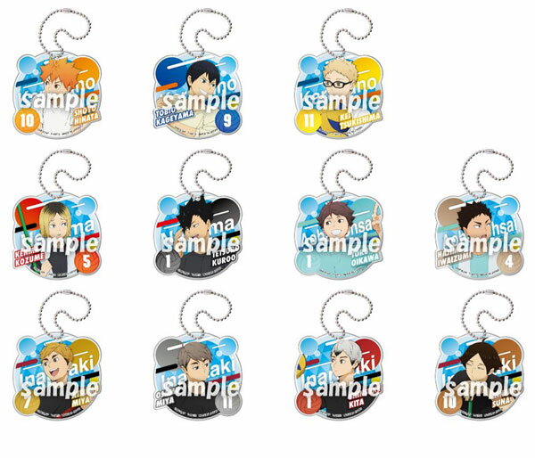 ハイキュー！！ 掃除 デコレートアクリルキーホルダー 11個入りBOX[タカラトミーアーツ]《発売済・在庫品》
