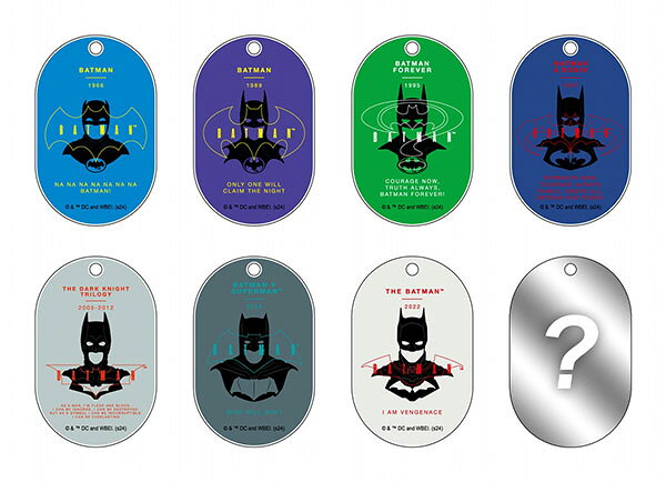 バットマン85周年/ブラインドアクリルキーチェーン(バットマンデザイン) 8個入りBOX[イン・ロック]《発..