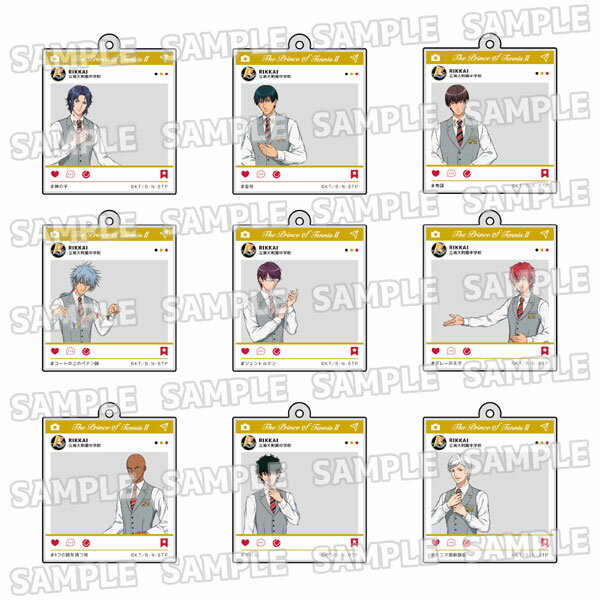 『新テニスの王子様』 描き下ろしアクリルキーホルダーコレクション ホテルマンver. 9個入りBOX[メディコス・エンタテインメント]《発売済・在庫品》