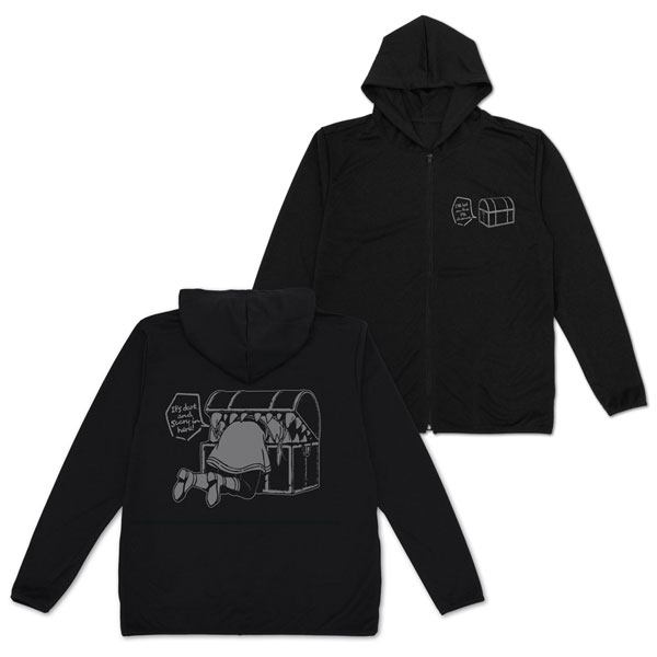 葬送のフリーレン ミミックに食べられるフリーレン 薄手ドライパーカー/BLACK-L（再販）[コスパ]《01月予約》