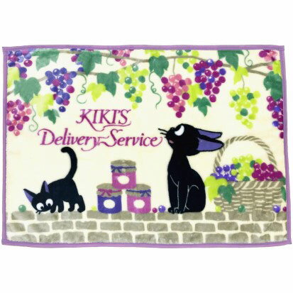 魔女の宅急便 ジジひざ掛け ブドウ園（再販）[丸眞]《発売済・在庫品》